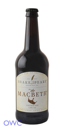 Case of 12 x Macbeth Brown Ale, Shakespeare Brewing Co.