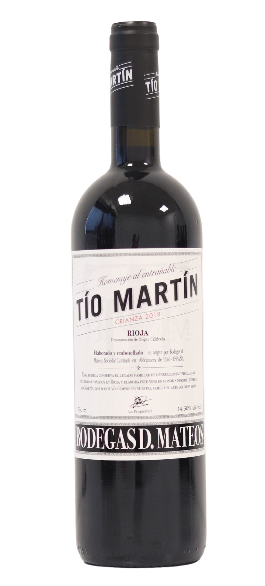 Tio Martin Crianza Rioja, Bodegas Mateos